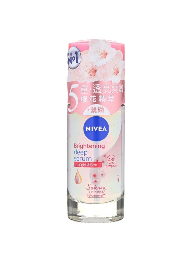 NIVEA - Brightening Deep Serum Sakura Roll On 40 ml - Image 1